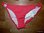 Supersexy roter Chiemsee-Bikini Beachwear Tanga Größe 38