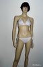 Supersexy weisser Bikini Glitzer Strass Fotoshooting Beachwear Tanga Größe 38/40