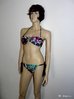 Supersexy Rae-Bikini Florales Muster Beachwear Tanga Größe 40
