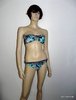 Sexy Jette Joop-Bikini Florales Muster Beachwear Tanga Größe 36 Oberteil 34 A/B