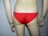 Supersexy extravaganter roter Badeanzug Beachwear Fotoshooting Größe 34/36
