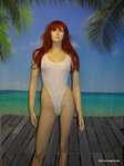 Supersexy transparenter Badeanzug Beachwear Body GoGo Fotoshooting Größe 36/38